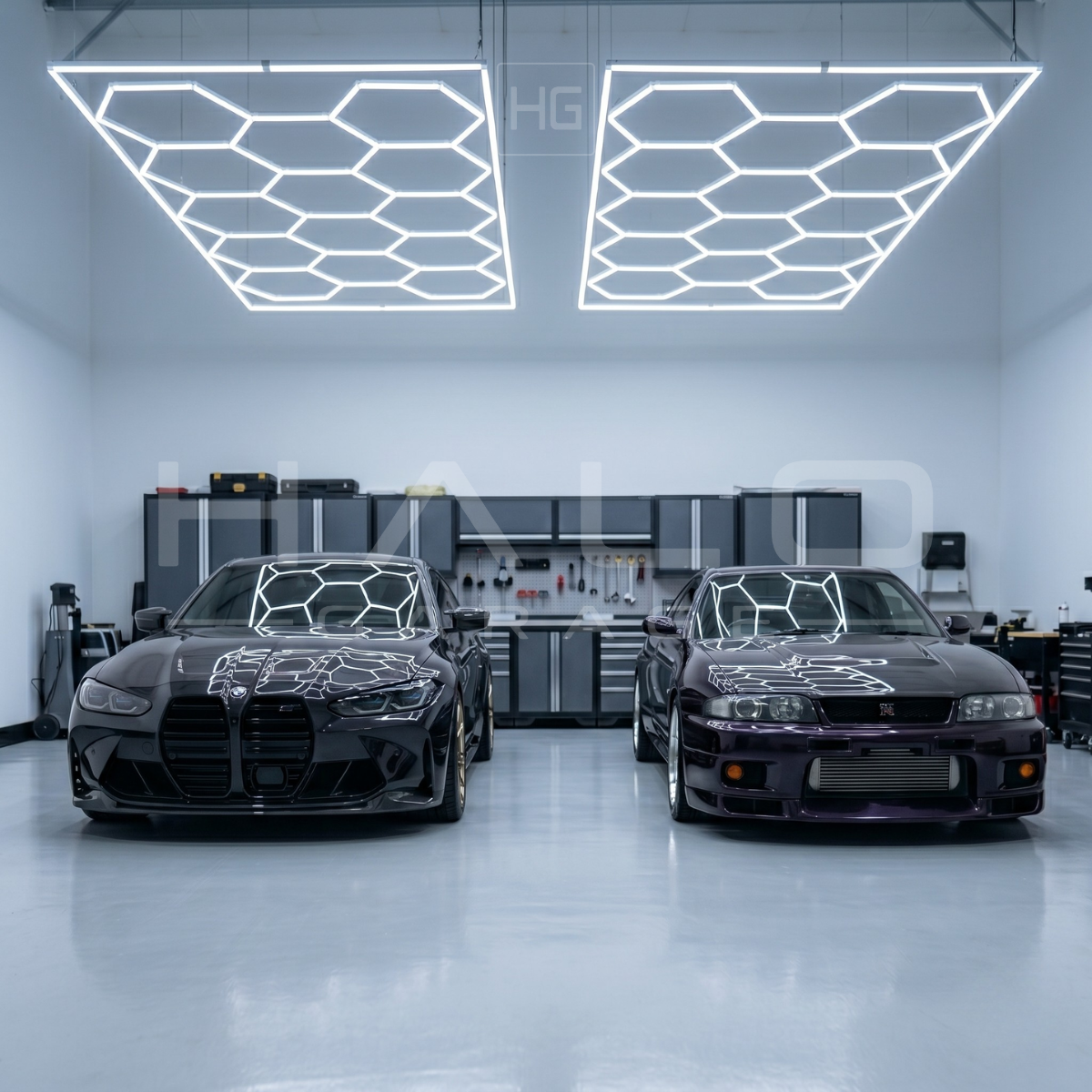 Halo Garage HEX ULTRA LED Hex Lighting System (14 Hex + Border)