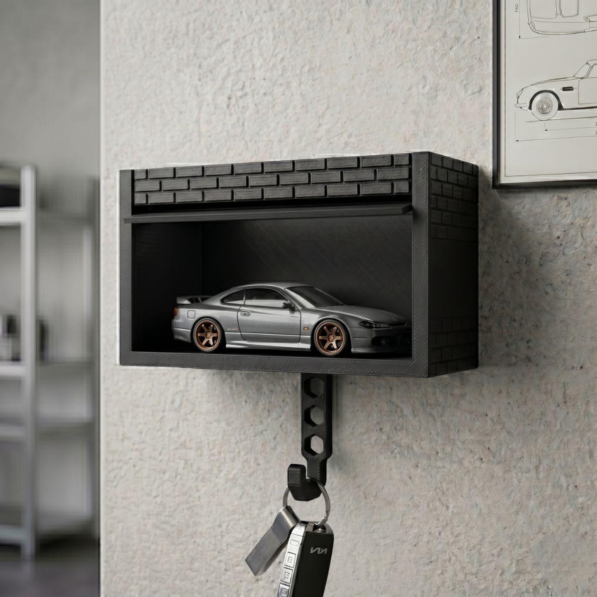 Halo Garage Key Holder